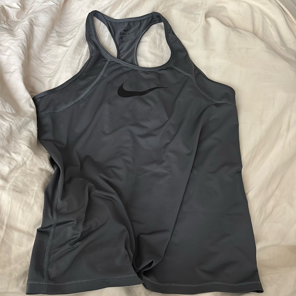 Nike Dark Grey Razorback Workout Tank